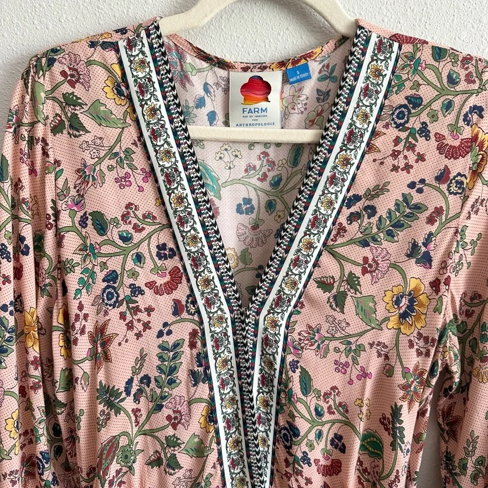 FARM Rio Floral Maxi Dress - Pink and Blue - Picture 8 of 13